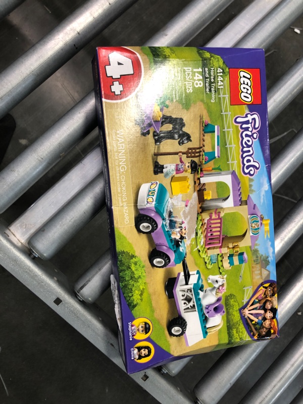 Photo 1 of LEGO Friends Horse Training and Trailer 41441 Building Kit Friends Stephanie and Emma and 2 Animals; New 2021 (148 Pieces)