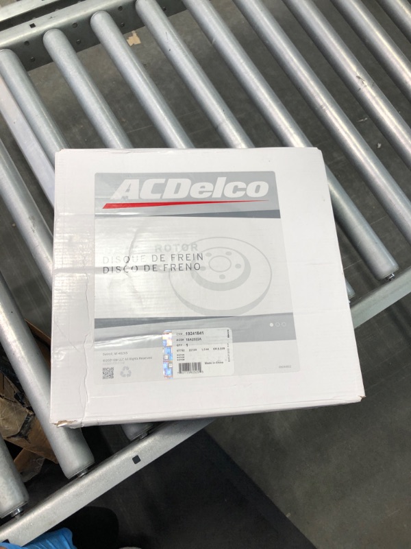 Photo 2 of ACDelco Silver 18A2322A Front Disc Brake Rotor