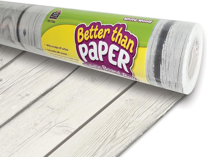 Photo 1 of White Wood Better Than Paper Bulletin Board Roll 