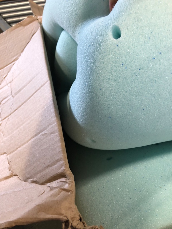 Photo 5 of *Unknown Size* 4 Inch Memory Foam Mattress Topper Ventilated Gel Infused Bed Foam Topper