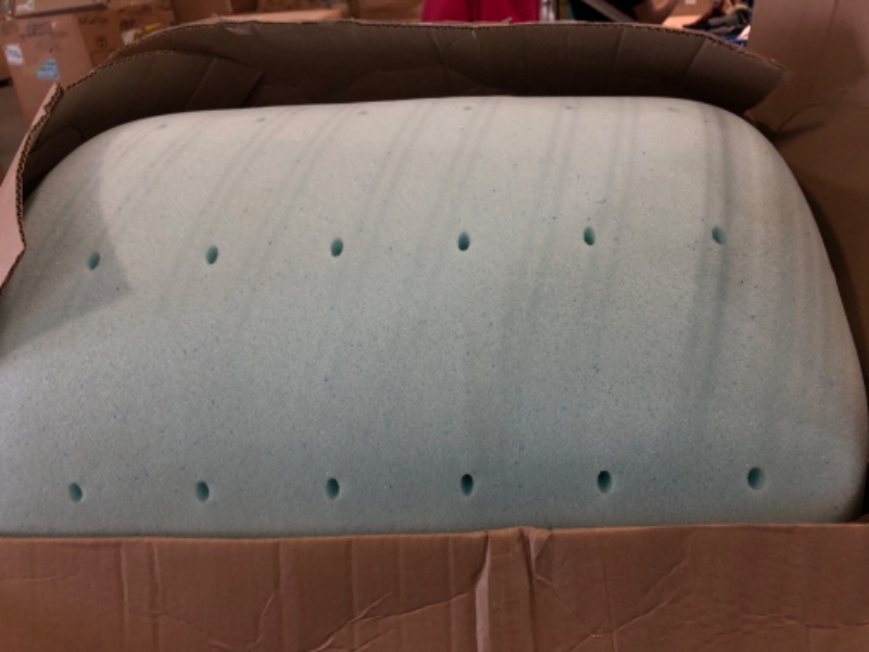 Photo 3 of *Unknown Size* 4 Inch Memory Foam Mattress Topper Ventilated Gel Infused Bed Foam Topper