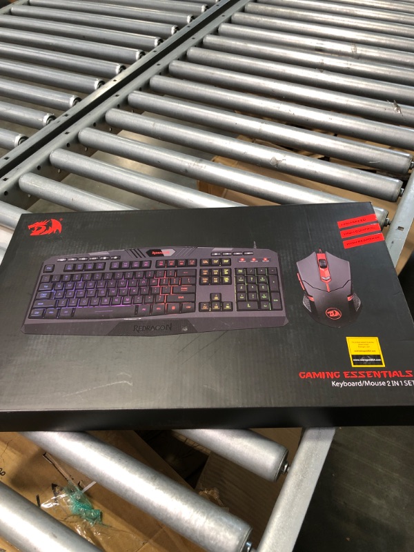 Photo 2 of Redragon S101 Gaming Keyboard, M601 Mouse, RGB Backlit Gaming Keyboard, Programmable Backlit Gaming Mouse, Value Combo Set [New Version] Black