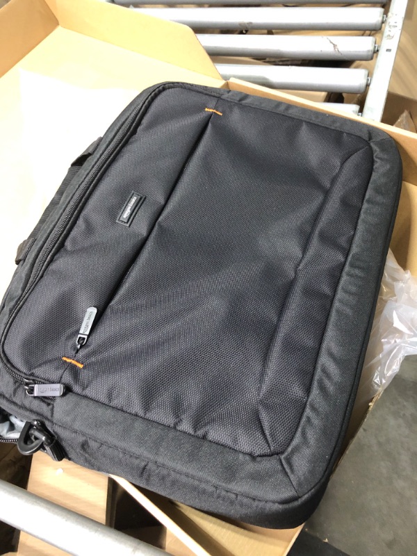 Photo 1 of Amazon Basics 17.3-Inch Laptop Case Bag, Fits Dell, HP, ASUS, Lenovo, MacBook Pro and more, Black 17.3 Inch 1-pack Bag