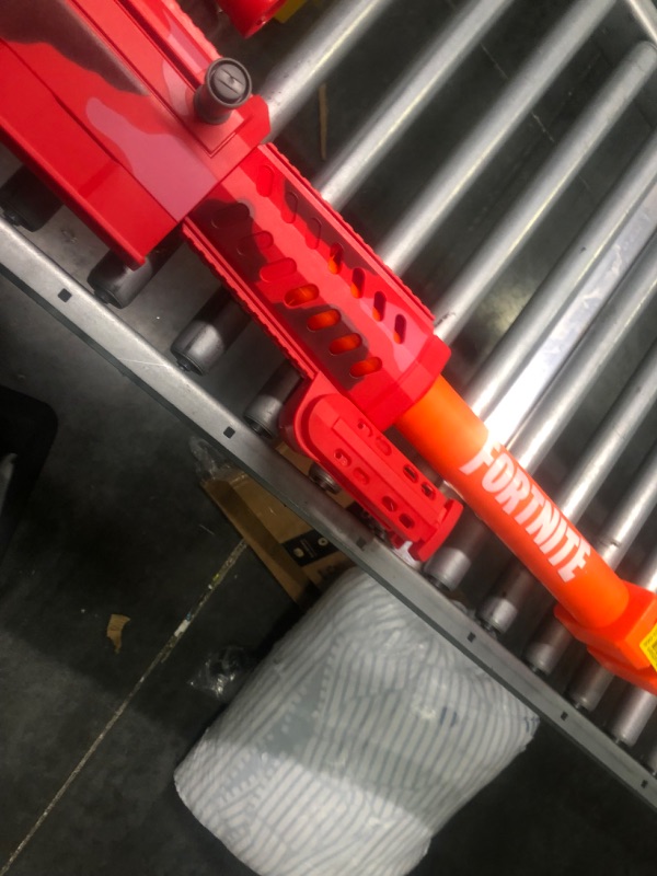 Photo 2 of NERF Fortnite Heavy SR Blaster, Longest Fortnite Blaster Ever, Removable Scope, Bolt Action, 6 Official Mega Darts, 6-Dart Clip Frustration Free Packaging