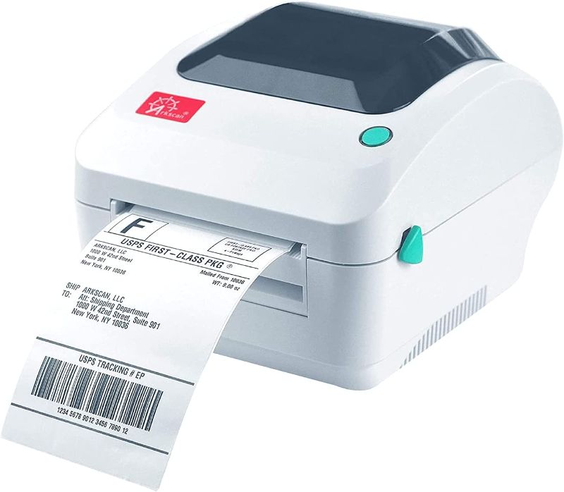 Photo 1 of Arkscan 2054A Shipping Label Printer for Windows Mac Chromebook Android, Supports Amazon Ebay Paypal Etsy Shopify ShipStation Stamps UPS USPS FedEx DHL,...