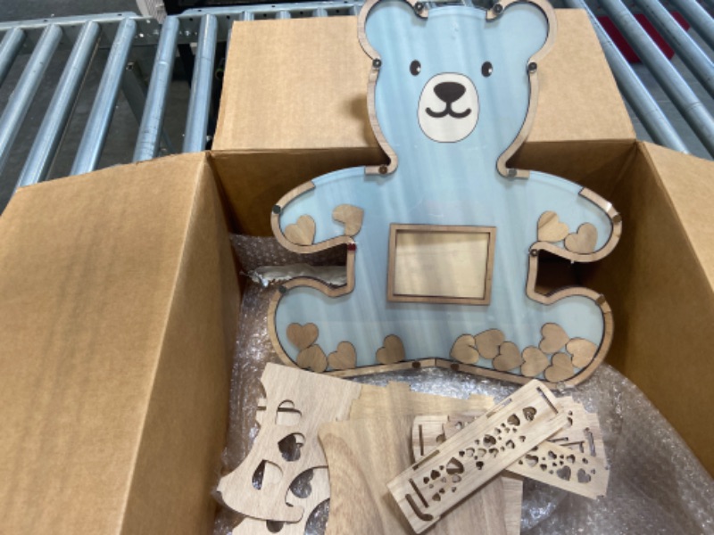 Photo 2 of Baby Shower Guest Book Alternatives - We Can Bearly Wait Baby Shower Decorations For Boy- Teddy Bear Baby Shower Decorations - Centerpiece - Woodland Baby...