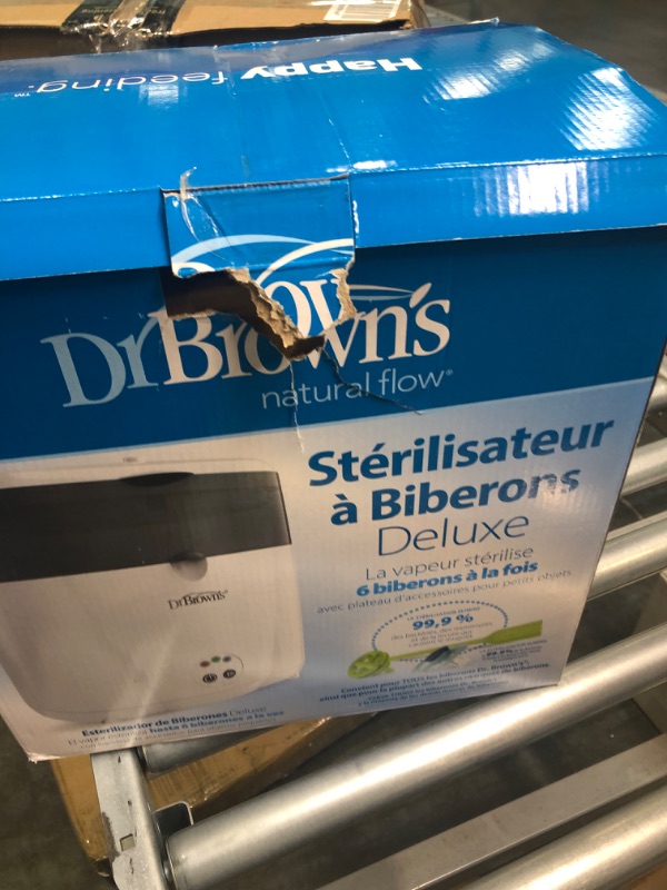 Photo 2 of Dr. Brown's Deluxe Bottle Sterilizer and Baby Bottle Cleaning Brush with Sponge and Scrubber Bundle Sterilizing & Cleaning Set