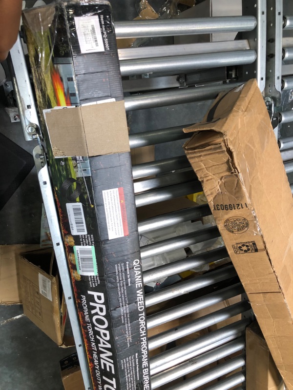 Photo 1 of Propane Torch Burner Weed Torch High Output 1,000,000 BTU with 10FT Hose,Heavy Duty Blow Torch with Flame Control and Flint Striker,Flamethrower for Garden Wood Ice Snow Road Charcoal Extra Large