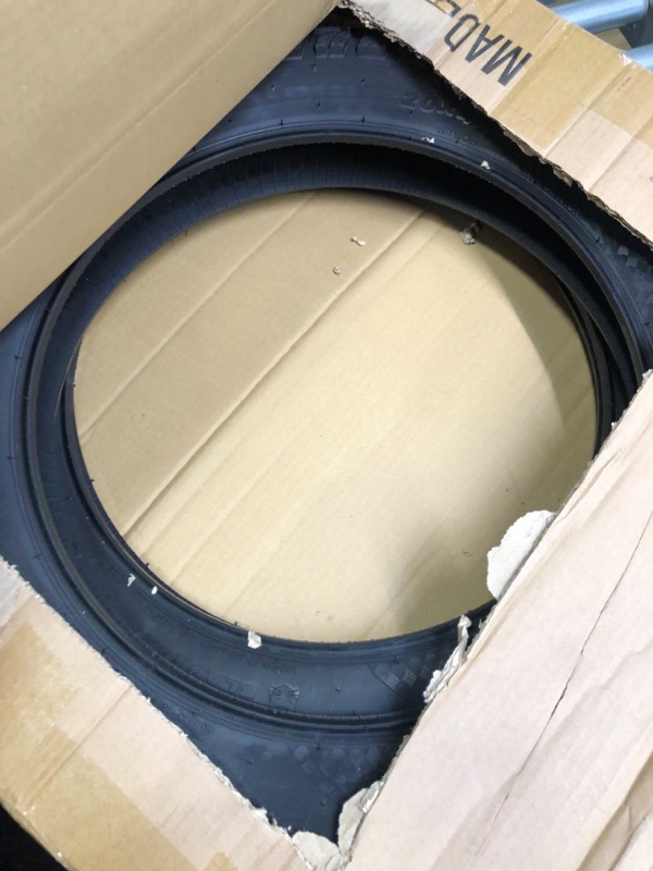 Photo 1 of 2 Sets 20" Heavy Duty E-Bike Fat Tires 20 x 4.0(102-406) and Tubes Compatible with Most 20 x 4.0 Electric Bike/Mountain Bike Tires(Black)