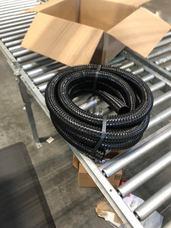 Photo 2 of 
Sealproof 1" Dia. Corrugated Pond Tubing 1-Inch ID, 20 FT Length, Black PVC Kinkproof Strong Flex Tubing Made in USA