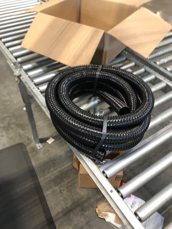Photo 1 of 
Sealproof 1" Dia. Corrugated Pond Tubing 1-Inch ID, 20 FT Length, Black PVC Kinkproof Strong Flex Tubing Made in USA