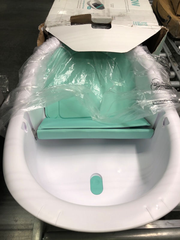 Photo 1 of 4-in-1 Grow-with-Me Bath Tub by Frida Baby Transforms Infant Bathtub to Toddler Bath Seat with Backrest for Assisted Sitting in Tub