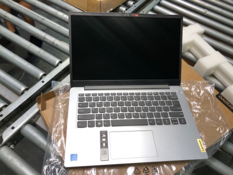 Photo 2 of 
Lenovo Ideapad 14 Laptop, 14" HD Screen, Intel Pentium Silver N5030, 4GB RAM, 128GB PCIe SSD (NO eMMC), Webcam, HDMI, SD Card Reader, Win 11, Gray, 1...
