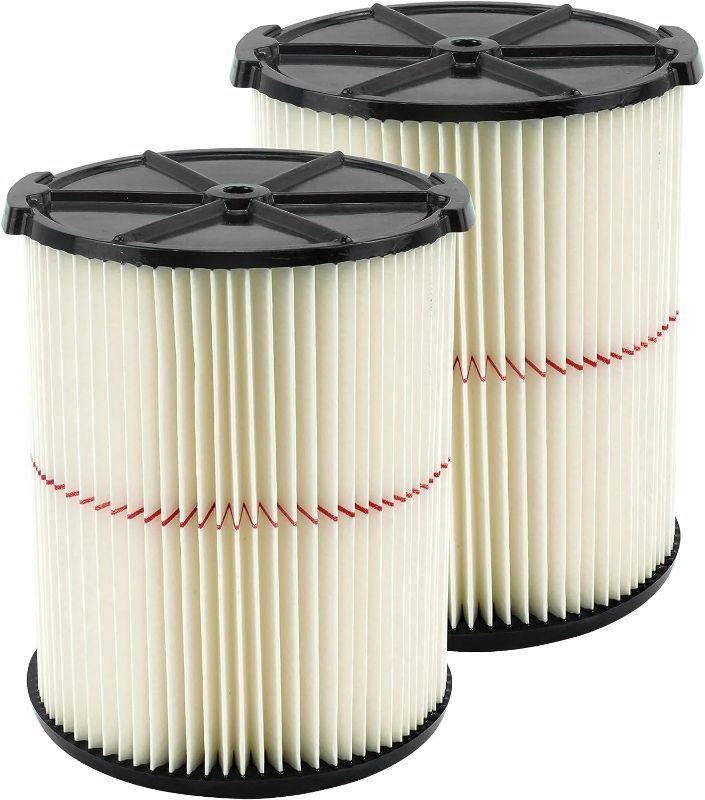 Photo 1 of ATXKXE Replacement Filter for Craftsman CMXZVBE38754 fit 5-20 Gallon shop vacuum (2 Pack)