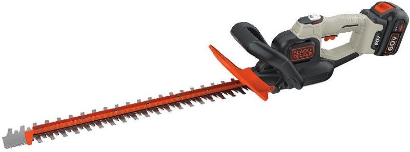 Photo 1 of ***NO BATTERY PACK***BLACK+DECKER 60V MAX* Cordless Hedge Trimmer, 24-Inch (LHT360CFF)