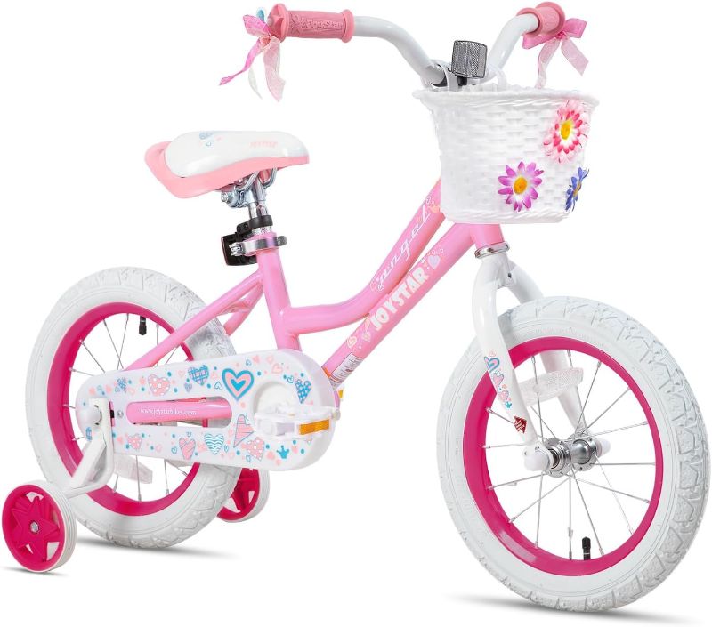 Photo 1 of JOYSTAR Angel Girls Bike for Toddlers and Kids Ages 2-9 Years Old, 12 inch