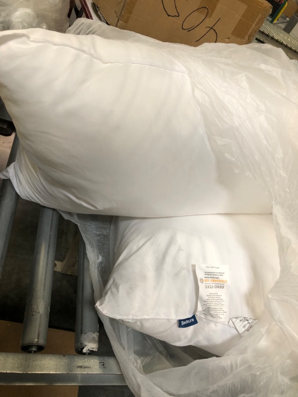 Photo 2 of Bedsure Standard Pillows Dorm Bedding - Bed Pillows for Sleeping Hotel Quality, Firm Standard Pillows 2 Pack