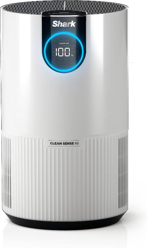 Photo 1 of Shark HP100 Clean Sense Air Purifier for Home, Allergies, HEPA Filter, 500 Sq Ft, Small Room