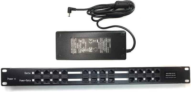 Photo 1 of PoE Texas POE-12-48v120w | 12 Port PoE Injector - Power Over Ethernet for 802.3af Cameras, IP Phones, Access Points and More