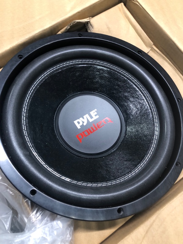 Photo 3 of Pyle 12' Car Audio Speaker Subwoofer - 1600 Watt High Power Bass Surround Sound Stereo Subwoofer Speaker System - Non Press Paper Cone, 90 dB, 40 Ohm, 60 oz Magnet, 2 Inch 4 Layer Voice Coil -PLPW12D 12-inch 1600 Watts 2-inch dual voice coil 4-ohm
