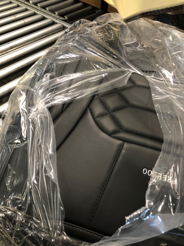 Photo 1 of FREESOO Tacoma Seat Covers for 2016 2017 2018 2019 2020 2021 2022 Toyota Tacoma Crew Cab Double Cab SR/SR5/TRD Sport/TRD PRO/TRD Off-Road Waterproof Seat Covers Nappa Faux Leather Full Set Black (MINOR DAMAGE ON 2 SEAT COVERS)