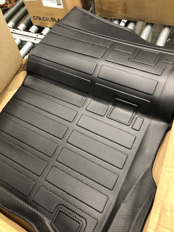 Photo 2 of COSLAKE Cargo Mat for Jeep Wrangler 4XE 2023 2022 2021, Wrangler 4XE Accessory, All-Weather Cargo Liner, Custom-Made Waterproof Rear Trunk Liner, Wrangler 4XE Floor Mats 1# 2021-2023 4XE Cargo Mat