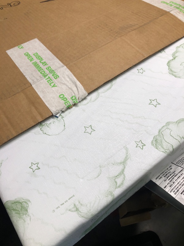 Photo 2 of Dream On Me Holly 3” Fiber Portable, Greenguard Gold Certified, Waterproof Vinyl Cover, Lightweight Mini Crib Mattress, White