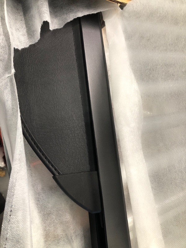 Photo 1 of Volcaner Cargo Cover for Kia EV6 Accessories,Leather Retractable Rear Trunk Organizer Trunk Cover Privacy Security Screen Shield Shade for 2022 2023 Kia EV6 Accessories (Leather)
