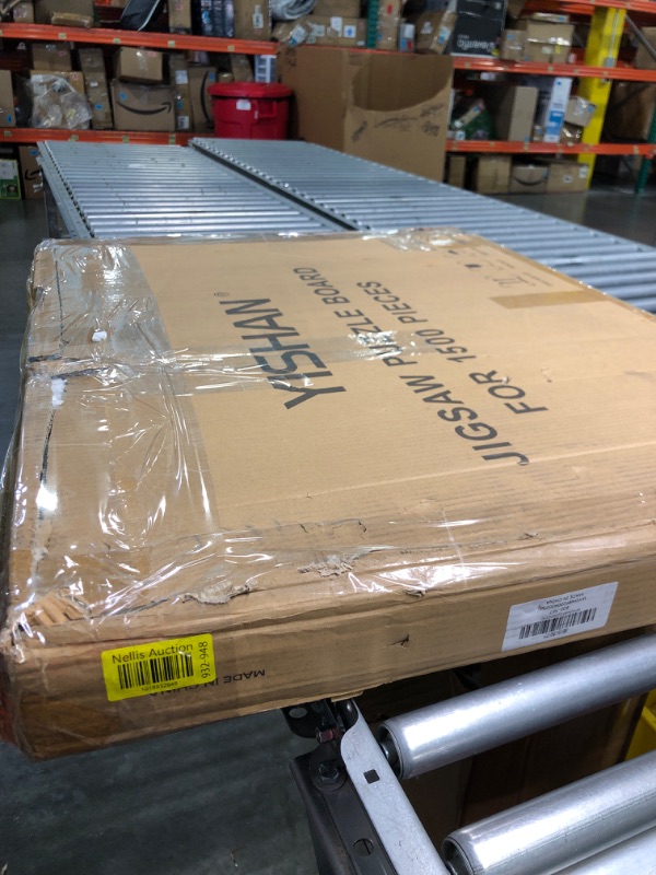 Photo 1 of YISHAN Wooden Jigsaw Puzzle Board Table for 1500 Pieces with Drawers, Puzzle Easel, 35'' x 26'' Portable Puzzle Plateau for Adults and Children Large