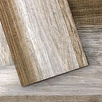 Photo 1 of Art3d Peel and Stick Floor Tile Vinyl Wood Plank 36-Pack 54 Sq.Ft, Old Wood, Rigid Surface Hard Core Easy DIY Self-Adhesive Flooring