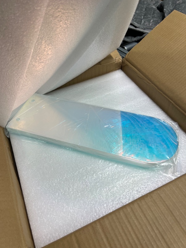Photo 1 of Acrylic Coffee Table?Side Table Iridescent End Table Round Bedside Tables Clear Night Stands for Bed Room Living Room Small Spaces Bistro a-coffee table