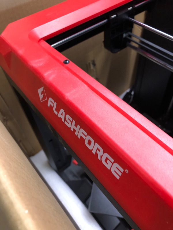 Photo 5 of FLASHFORGE 3D Printer Finder 3 with Dual Platforms, Larger Print Size 190x195x200mm for Education and Family Use, Direct Drive Extruder Works with ABS/Hips/PETG/TPU/PLA PRO Filaments Rose Red