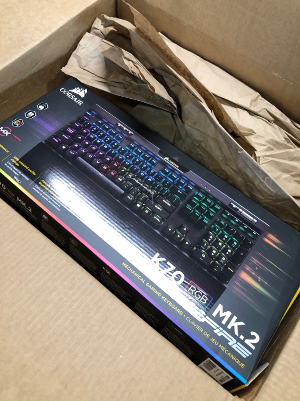 Photo 3 of Corsair K70 RGB MK.2 RAPIDFIRE Mechanical Gaming Keyboard