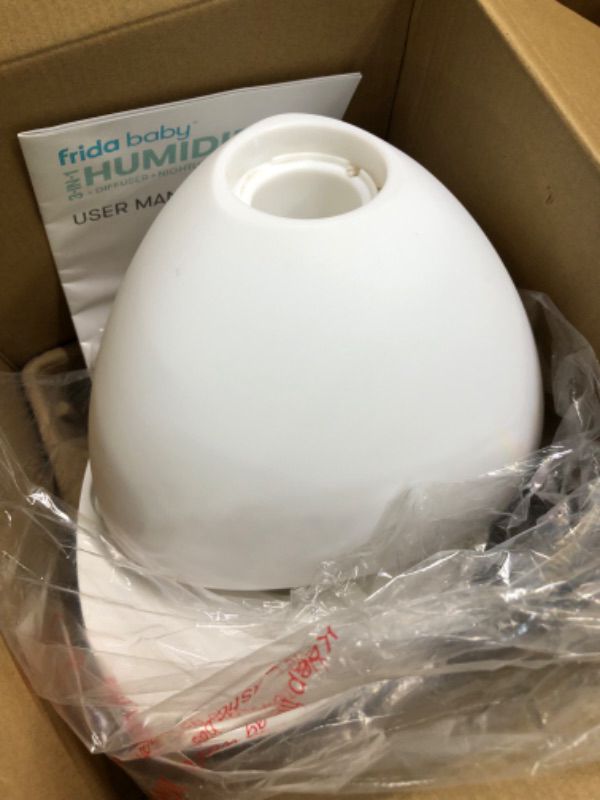 Photo 1 of Frida Baby Fridababy 3-in-1 Humidifier with Diffuser and Nightlight, White