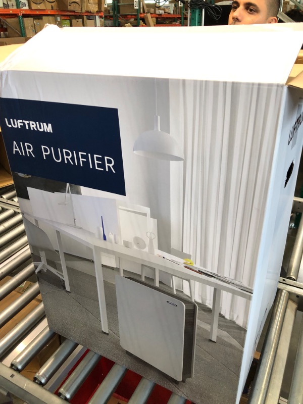 Photo 2 of Air Purifier for Large Room: True HEPA Air Filter for Allergies Pets Asthma Smoke Air Cleaner - 2608 Sq Ft Coverage Removes 99.9% of Pet Dander Dust Mold Odors Pollen Elegant white