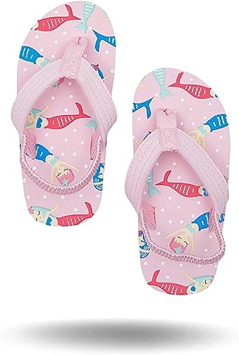 Photo 1 of Ceruwum Toddler Girls Beach Pool Flip Flops Sandals Water Shoes 4 inches