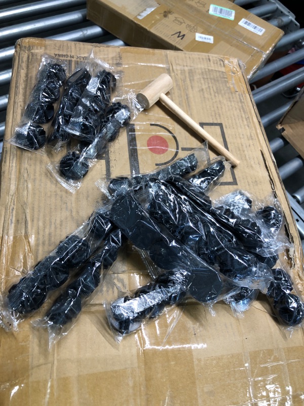 Photo 1 of C&AHOME Plastic Shoe Rack,16-Cube Modular Shoes Storage Stand, Multifunction Closet Cabinet, Stackable Shoe Organizer Units for Bedroom Living Room Doorway, 36" L × 14.2" W × 28" H Black SRP15B