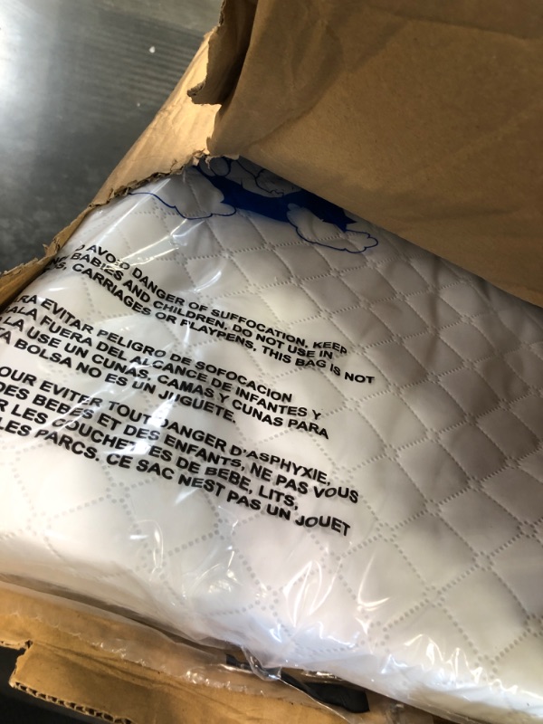 Photo 1 of Dream On Me Holly 3” Fiber Portable, Greenguard Gold Certified, Waterproof Vinyl Cover, Lightweight Mini Crib Mattress, White