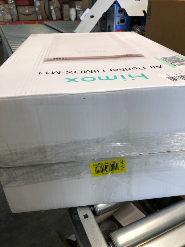 Photo 1 of HIMOX Air Purifiers for Home Large Room 1500 sqft, 5 in 1 Medical Grade H13 Ture HEPA Filter air Cleaner Mold Pets Dander Hair Allergies in Bedroom, Remove 99.97% Dust Smoke Pollen Odors, M11-White
