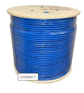 Photo 1 of CAT7 PLENUM PURE COPPER 850MHZ 1000FT SFTP BULK ETHERNET CABLE
