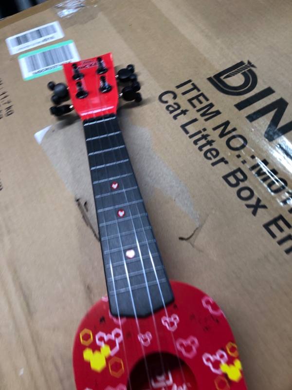 Photo 1 of First Act Mickey Mouse Toy Ukulele, 20 Inch - Ukulele for Beginners, Musical Instruments for Toddlers and Preschoolers - Features Your Child’s Favorite Disney Character