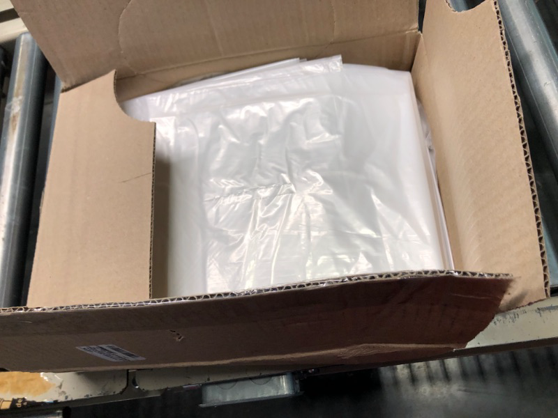 Photo 2 of Aluf Plastics Heavy Duty 55 Gallon Clear Trash Bags - (Value 50 Pack) - 1.5 MIL equivalent Industrial Strength Plastic 35" x 55" Fits Toter, Rubbermaid Brute, Carlislie Bronco etc. Clear 50 - 55 Gallon