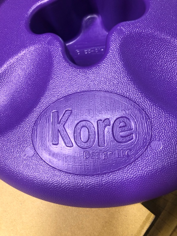 Photo 3 of Kore Kids Preschool Wobble Chair - Flexible Seating Stool for Classroom, Preschool, Kindergarten & Elementary School - Age 4-5 yrs, Purple (12in)
