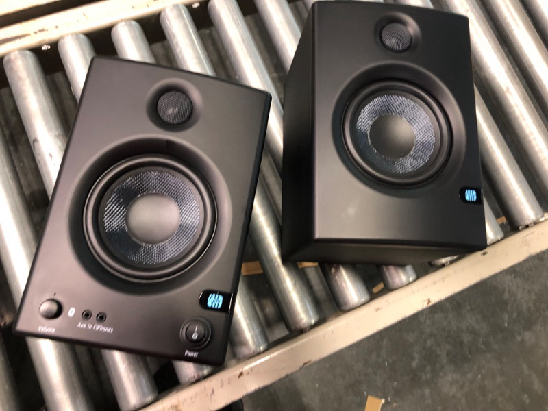 Photo 4 of PreSonus Eris E5 BT-5.25" Near Field Studio Monitors with Bluetooth, 100W Power, Subwoofer Output, Plus Balanced and Unbalanced Inputs E5 (Pair) Bluetooth