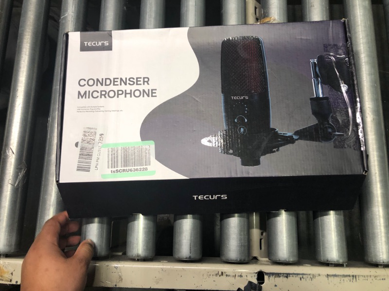 Photo 1 of TECURS USB Microphone, Condenser Microphone Kit for Computer, Podcast Mic Set, PC Condenser Mic with Boom Arm for Gaming,Streaming,YouTube,Recording,Chatting