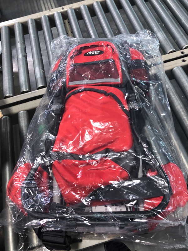 Photo 1 of Clevr Cross Country Baby Backpack Hiking Carrier with Stand and Sun Shade Visor Child Kid Toddler, Red