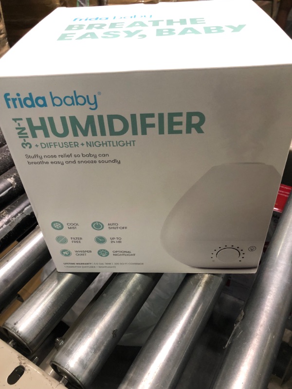 Photo 4 of Frida Baby Fridababy 3-in-1 Humidifier with Diffuser and Nightlight, White