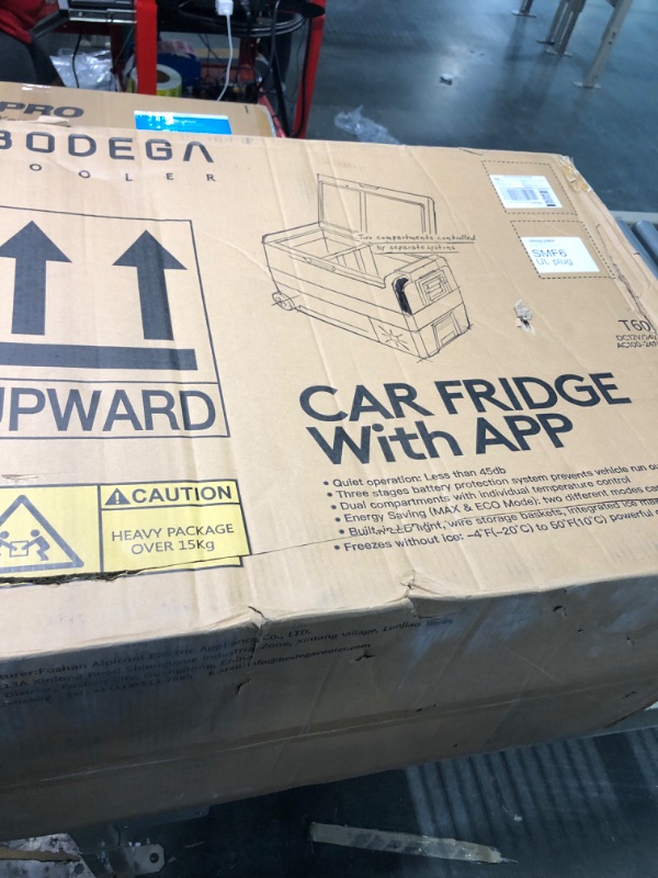 Photo 1 of BODEGA ?Upgraded? 12 Volt Refrigerator, Car Fridge Dual Zone WIFI APP Control, 64 Quart?60L?-4?-68? Portable Freezer, Car Cooler, 12/24V DC and 100-240V AC for Outdoor, Camping, Travel,RV 64 Quart T 64 Quart (60L)