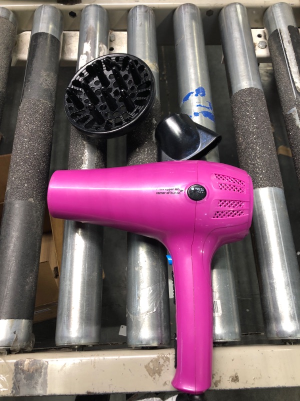 Photo 3 of Conair Hair Dryer with Retractable Cord, 1875W Cord-Keeper Blow Dryer Pink