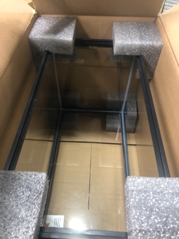 Photo 3 of Aqueon 10 Gallon Glass Aquarium with Fresh Air Screen Bundle Tank with Terrarium Screen